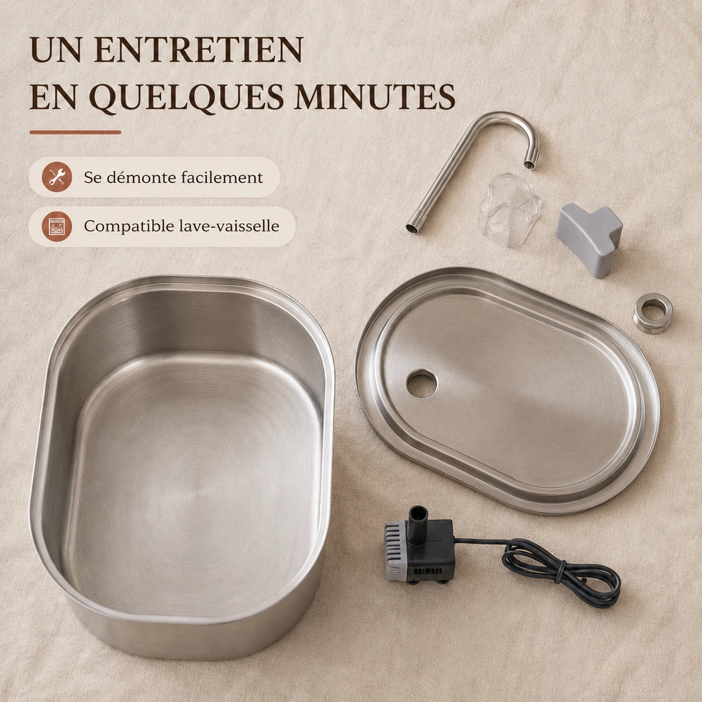 Un entretien en quelques minutes, compatible lave-vaisselle